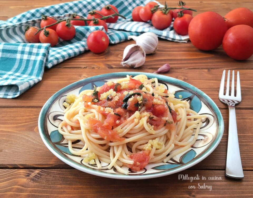 pasta matarocco, col pomodoro